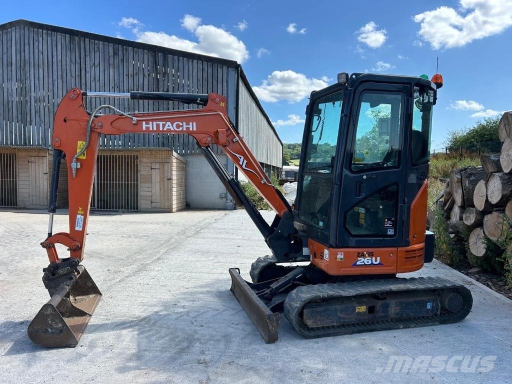 Hitachi ZX 26 U-6 Minigravere <7t