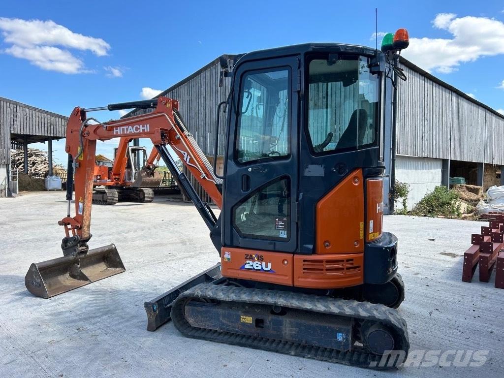 Hitachi ZX 26 U-6 Minigravere <7t