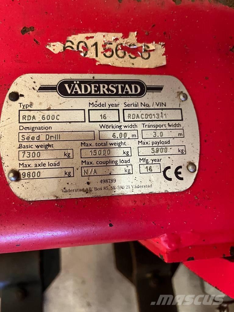 Väderstad RDA600 C Såmaskiner