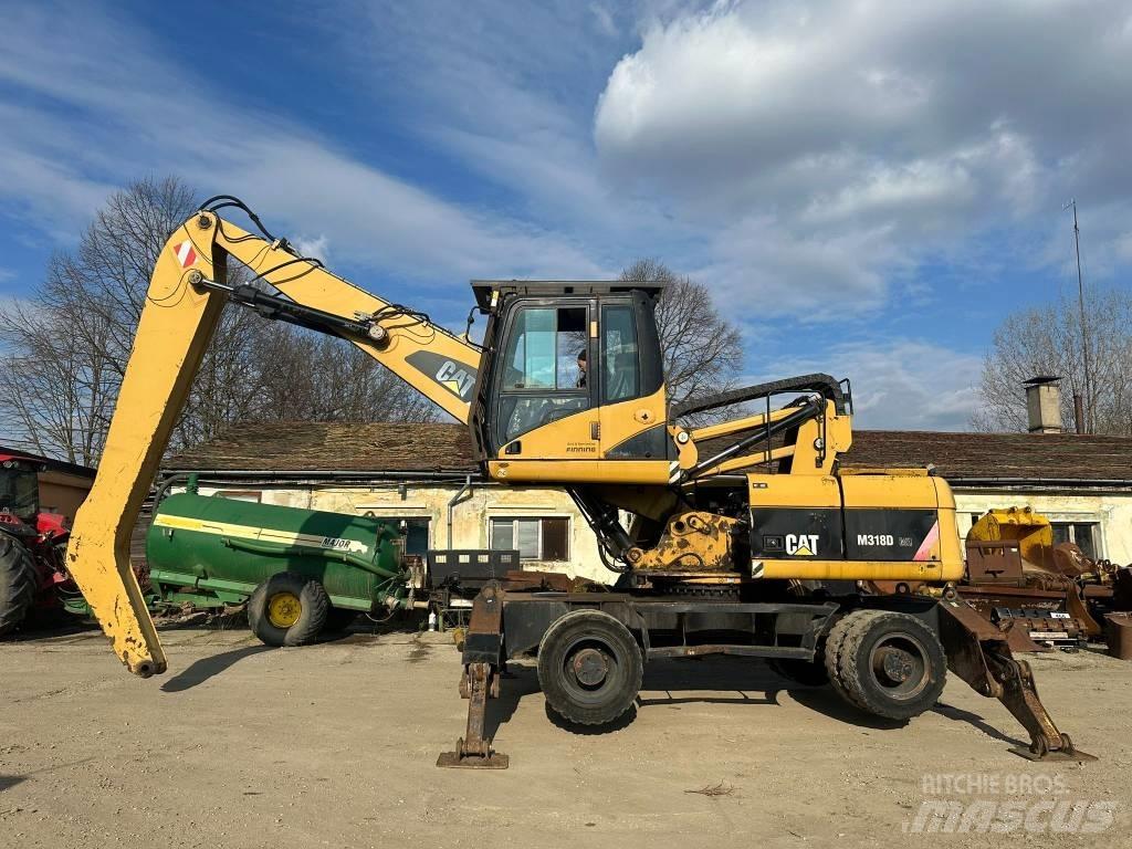 CAT M 318 D MH Gravemaskiner for avfallshåndtering