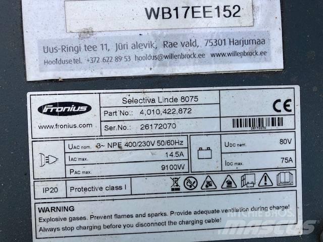 Linde E30/600HL/387 Elektriske trucker