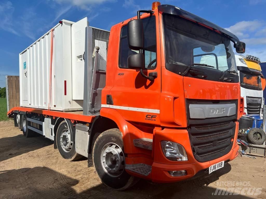 DAF CF 400 Flatvogn med vinsj