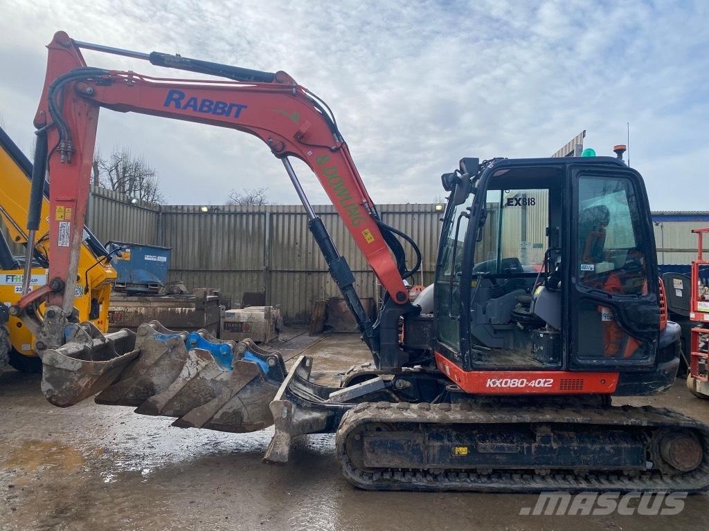 Kubota KX 080-4 Midigravere 7 - 12t
