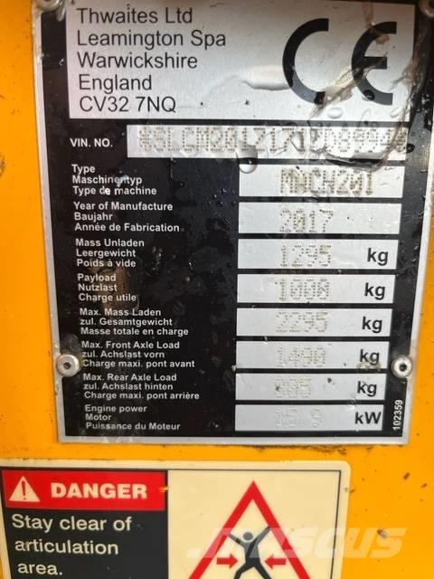 Thwaites Mach 201 Mini dumpere