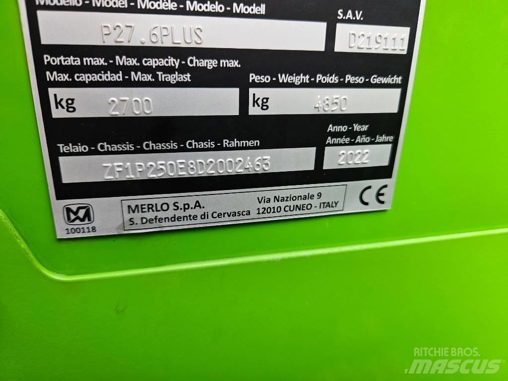 Merlo P27.6 Plus Teleskoplastere