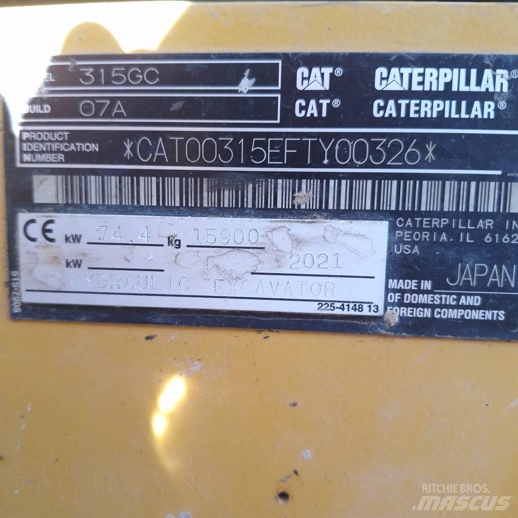 CAT 315 Beltegraver