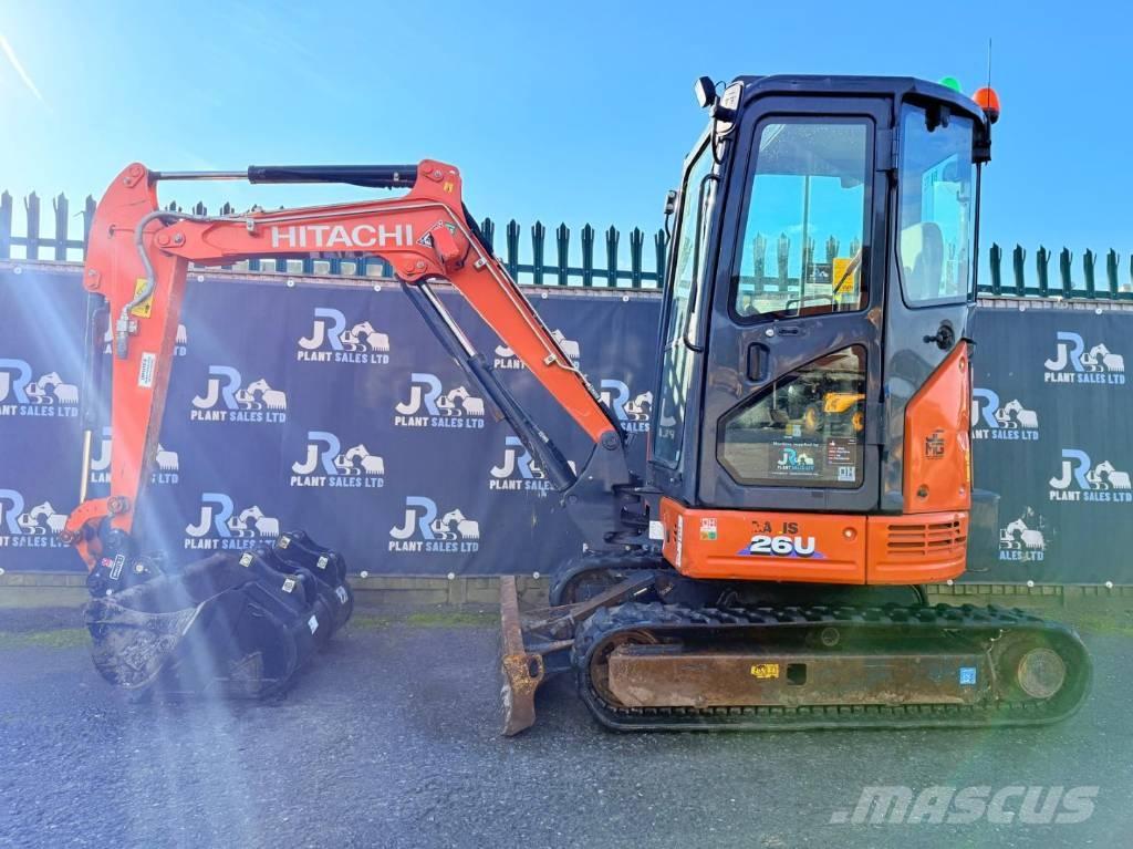 Hitachi ZX 26 U-6 CR Minigravere <7t
