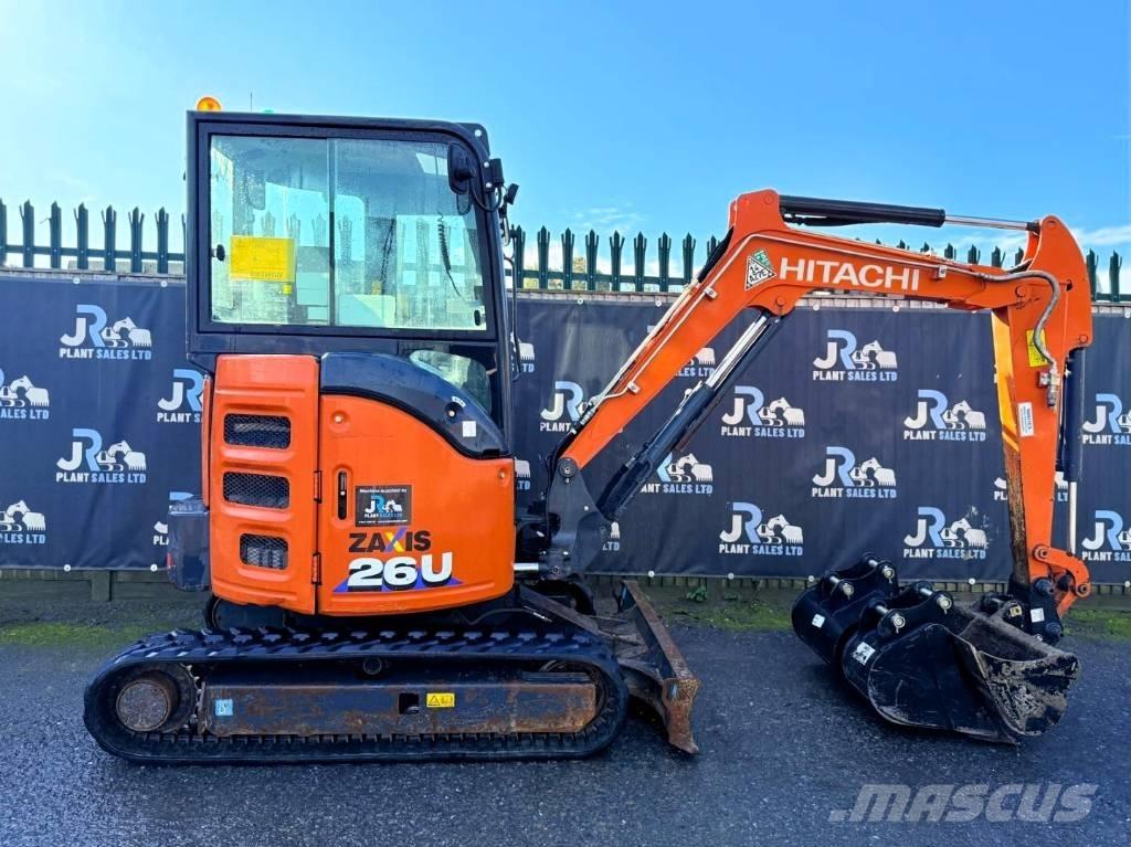 Hitachi ZX 26 U-6 CR Minigravere <7t
