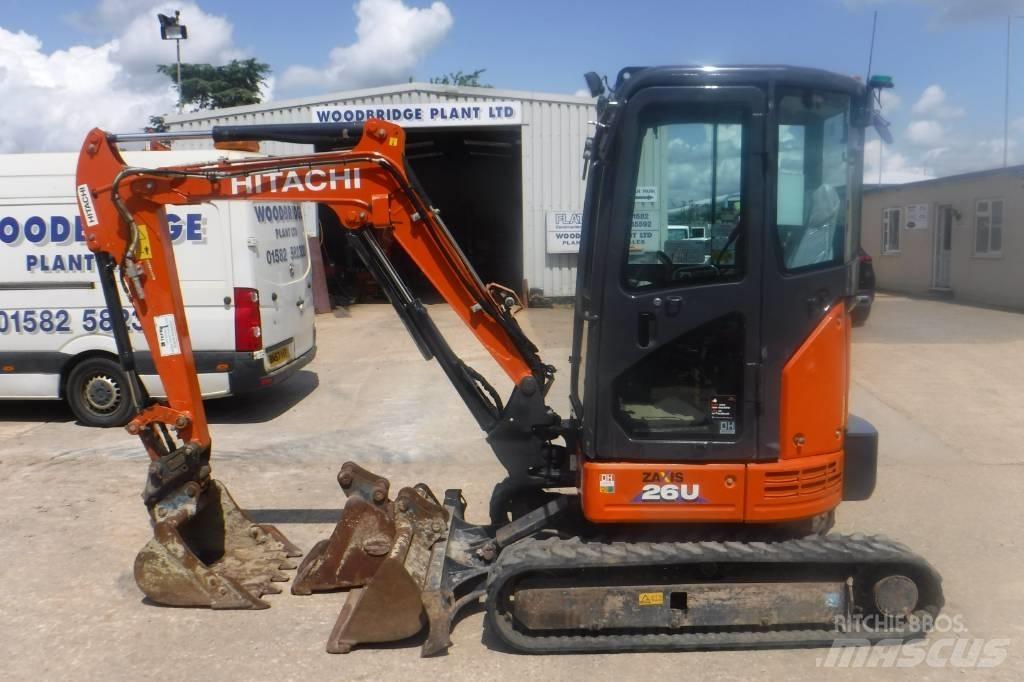 Hitachi ZX 26 U-6 Minigravere <7t
