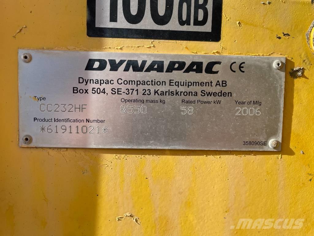 Dynapac CC 232 HF Tandem Valser