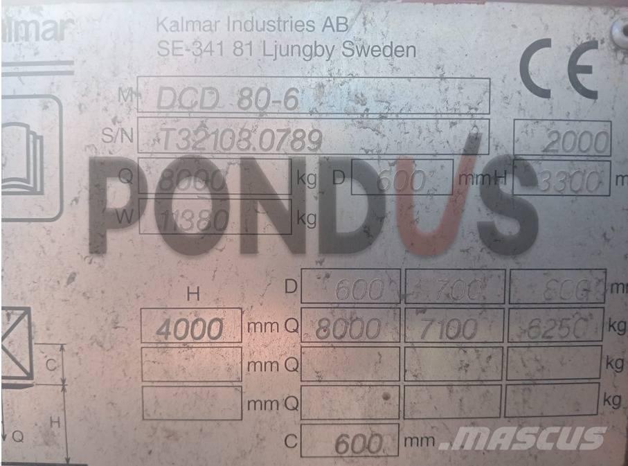 Kalmar DCD 80-6 Diesel Trucker