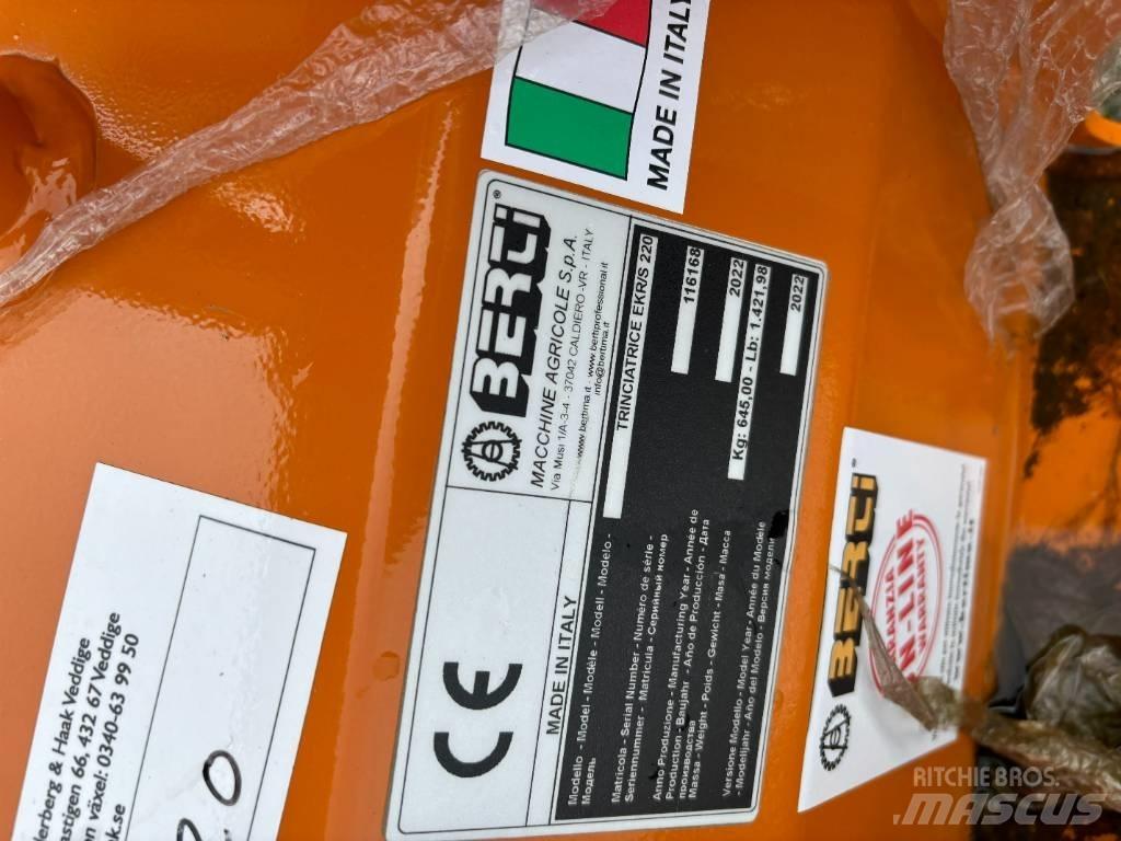 Berti EKR-S 220 Beitepussere og toppkuttere