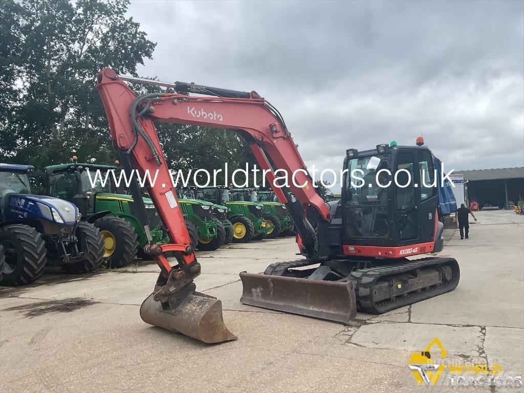 Kubota KX 080-4 Midigravere 7 - 12t