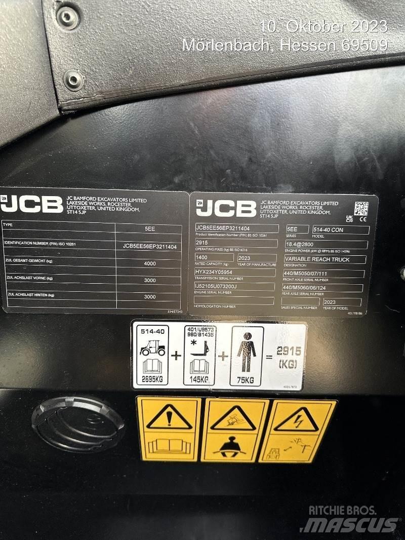 JCB 514-40 CON Teleskoplastere