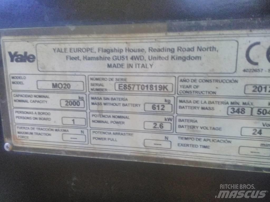 Yale MO20 Lavtløftende plukketruck