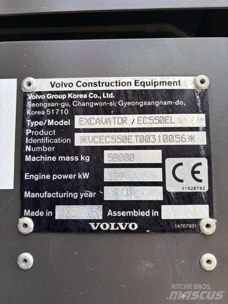 Volvo EC550EL Beltegraver