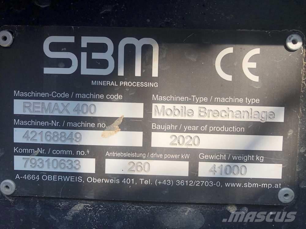 SBM Remax 400 Mobile knuseverk