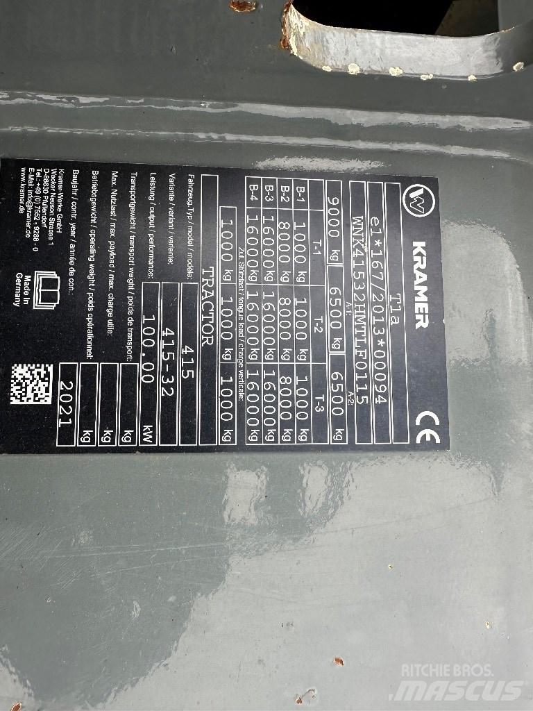 Kramer KT365 Teleskoplastere for Landbruk