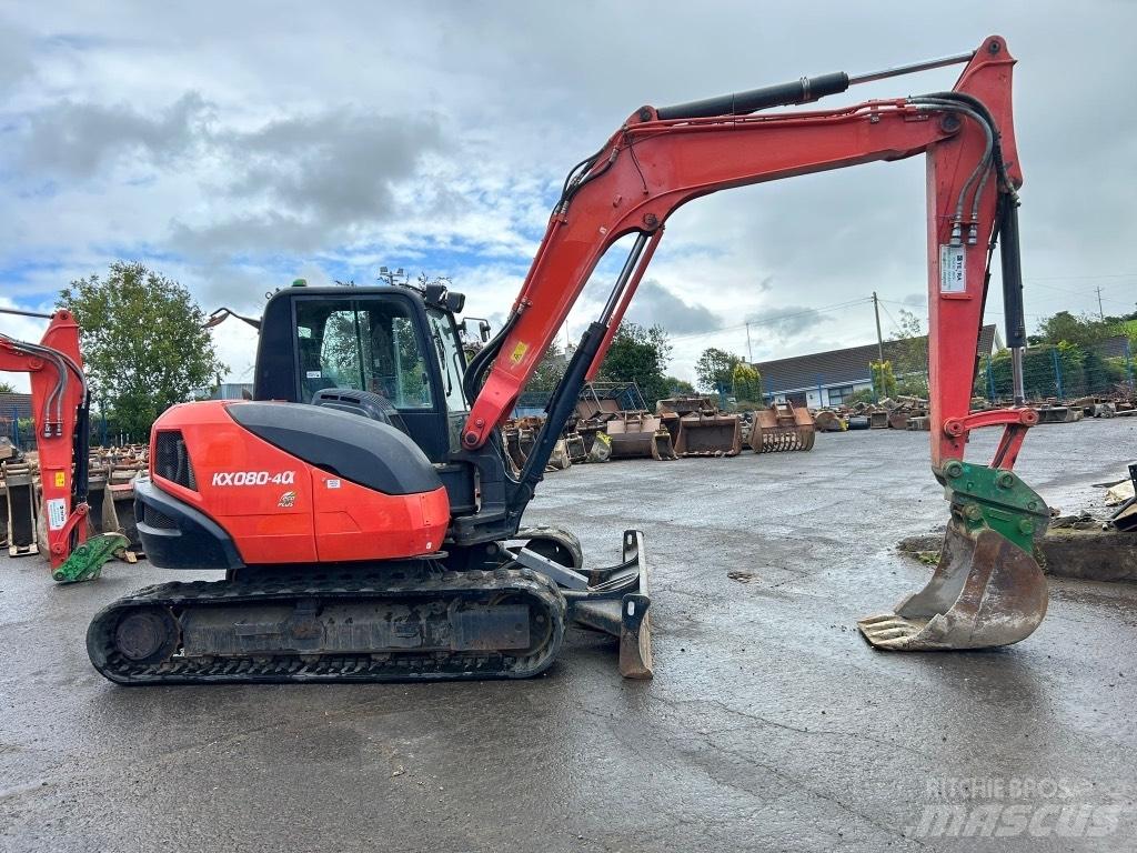 Kubota KX080-4 Midigravere 7 - 12t