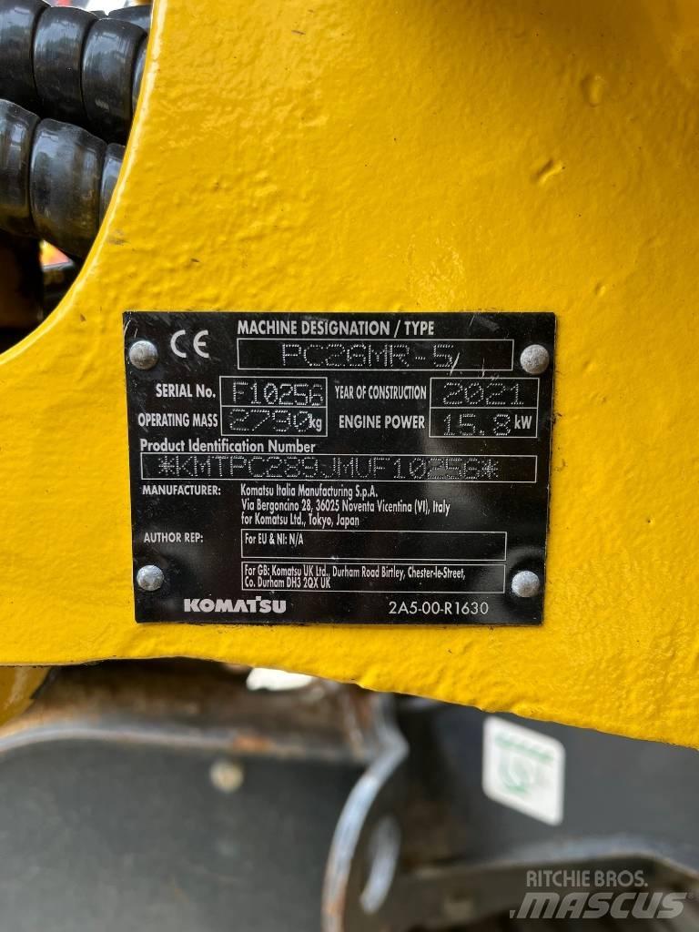 Komatsu PC26MR-5 Minigravere <7t