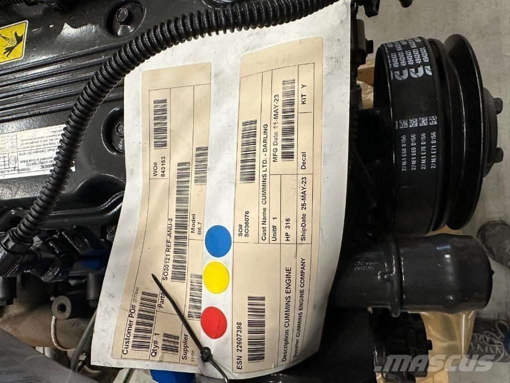 Cummins B6.7 FR95272 Landbruk - Annet