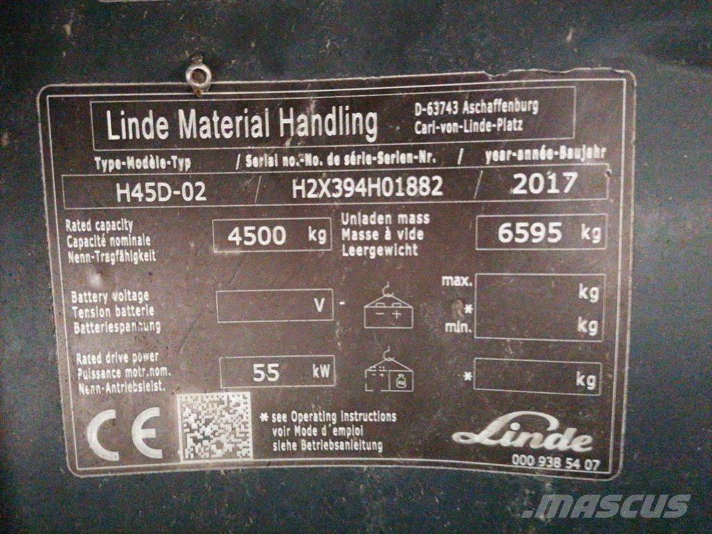 Linde H45D-02 Diesel Trucker