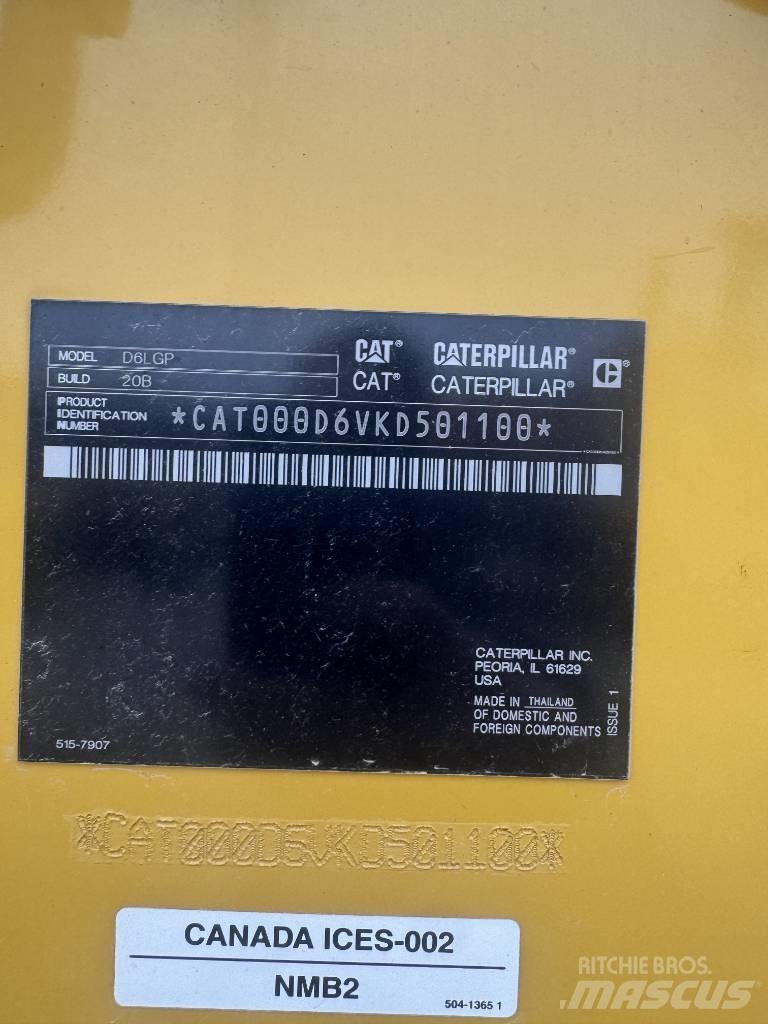 CAT D6 LGP Dozere Beltegående
