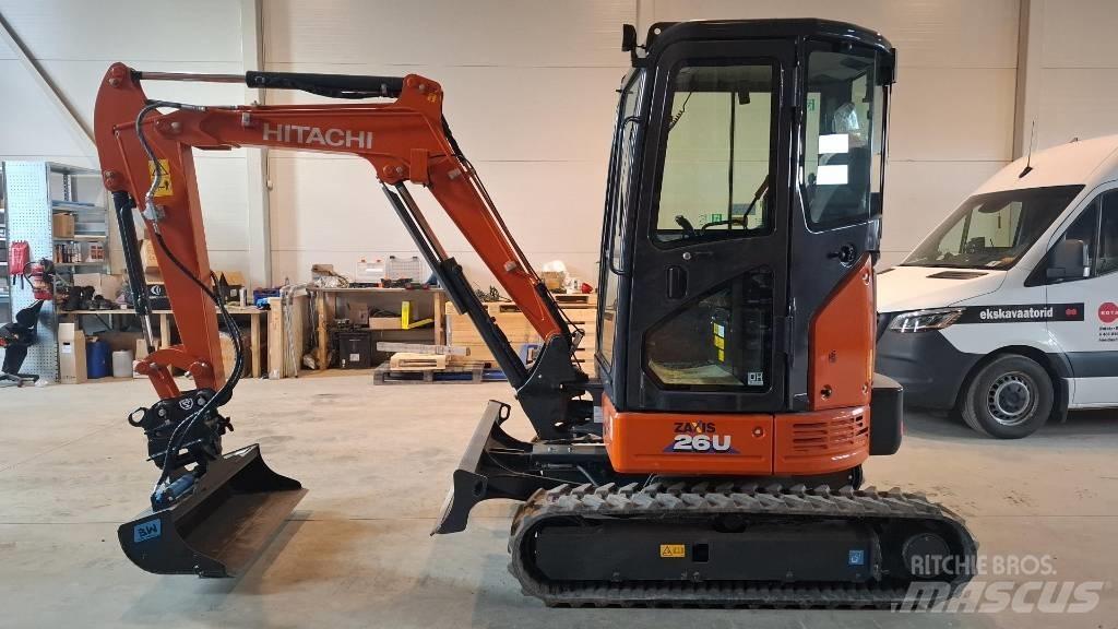 Hitachi ZX 26 U-6 Minigravere <7t
