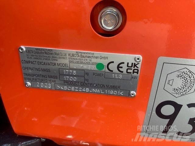 Kubota U 17-3 Minigravere <7t