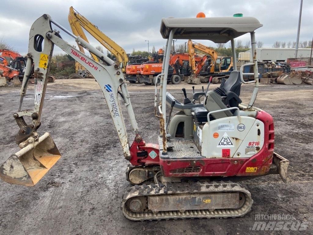 Takeuchi TB 216 Minigravere <7t