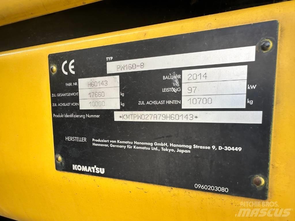 Komatsu PW 160-8 Hjulgravere