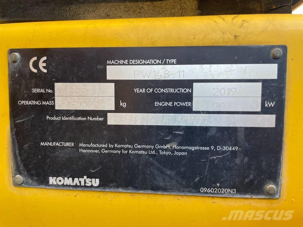 Komatsu PW 148-11 Hjulgravere