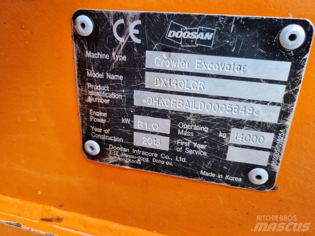 Doosan DX 140 LCR Gravemaskiner