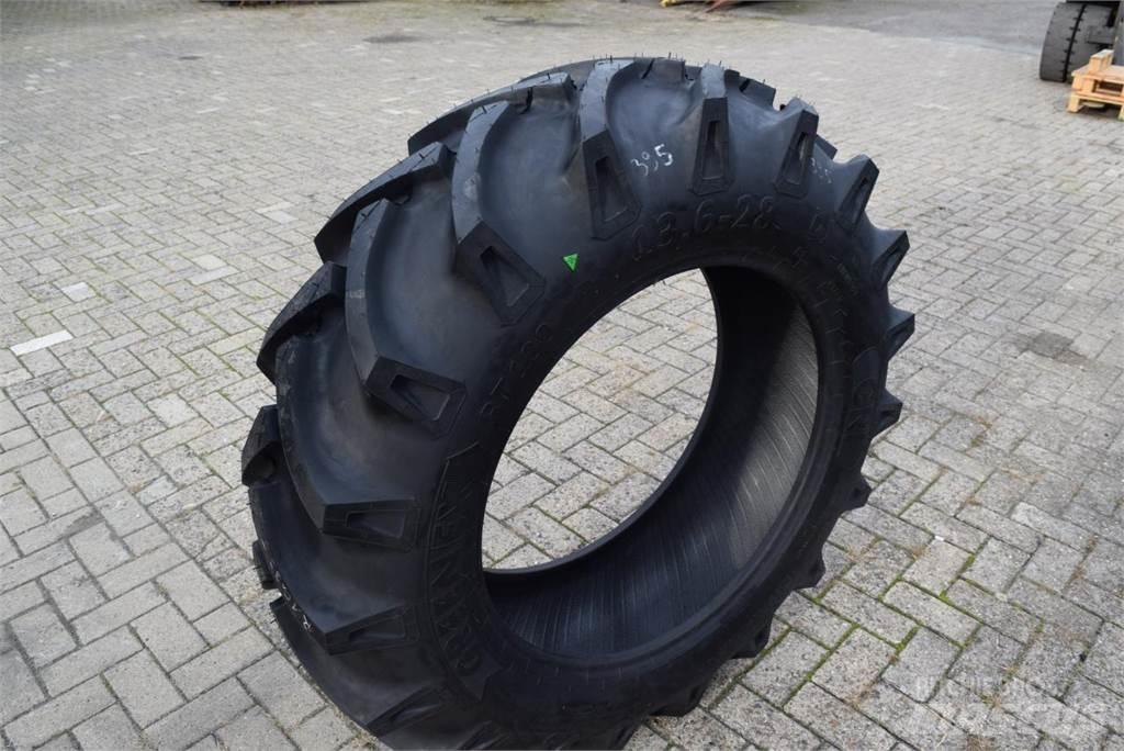  13.6-28 *** GRI *** Dekk, hjul og felger