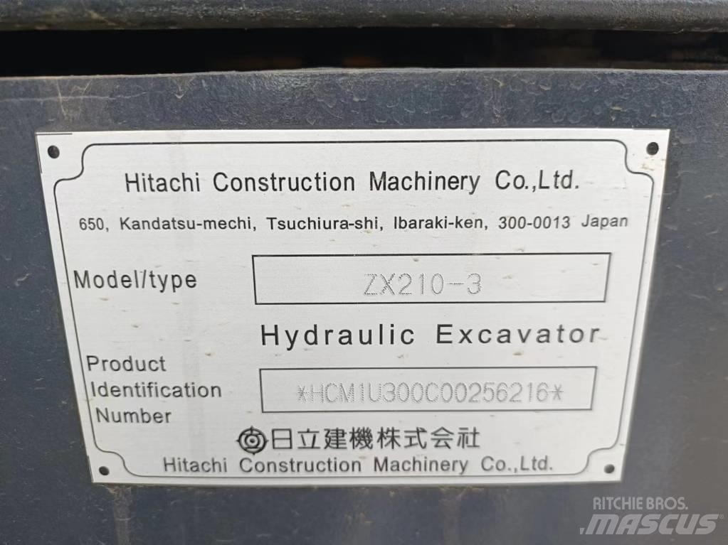 Hitachi ZX210 Beltegraver