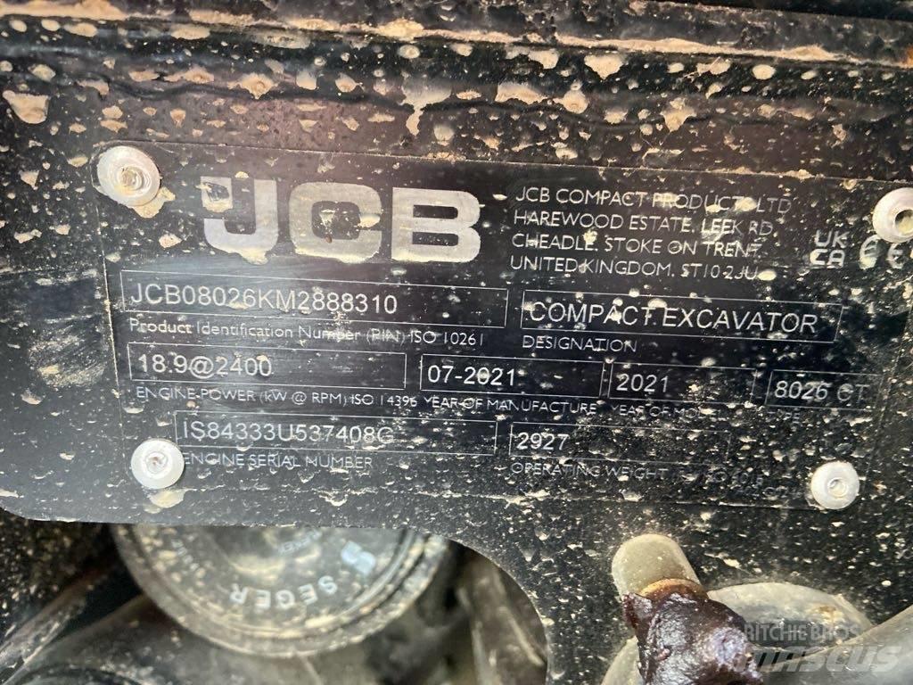 JCB 8026CTS Beltegraver