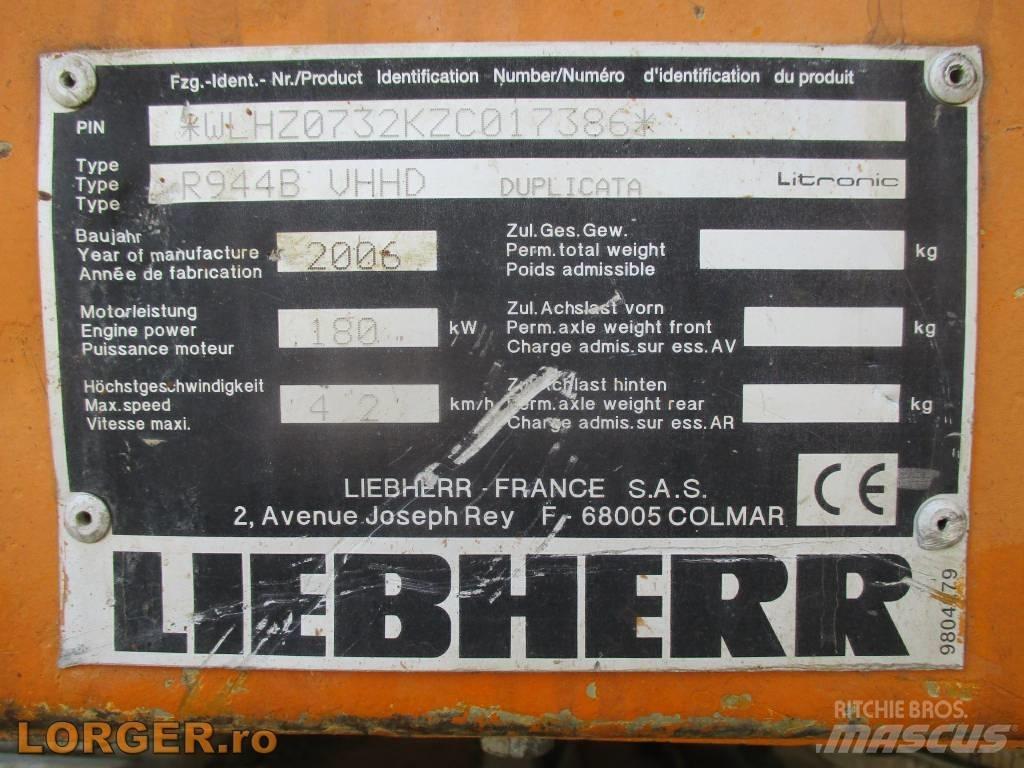 Liebherr R 944B VHHD Gravemaskiner for riving