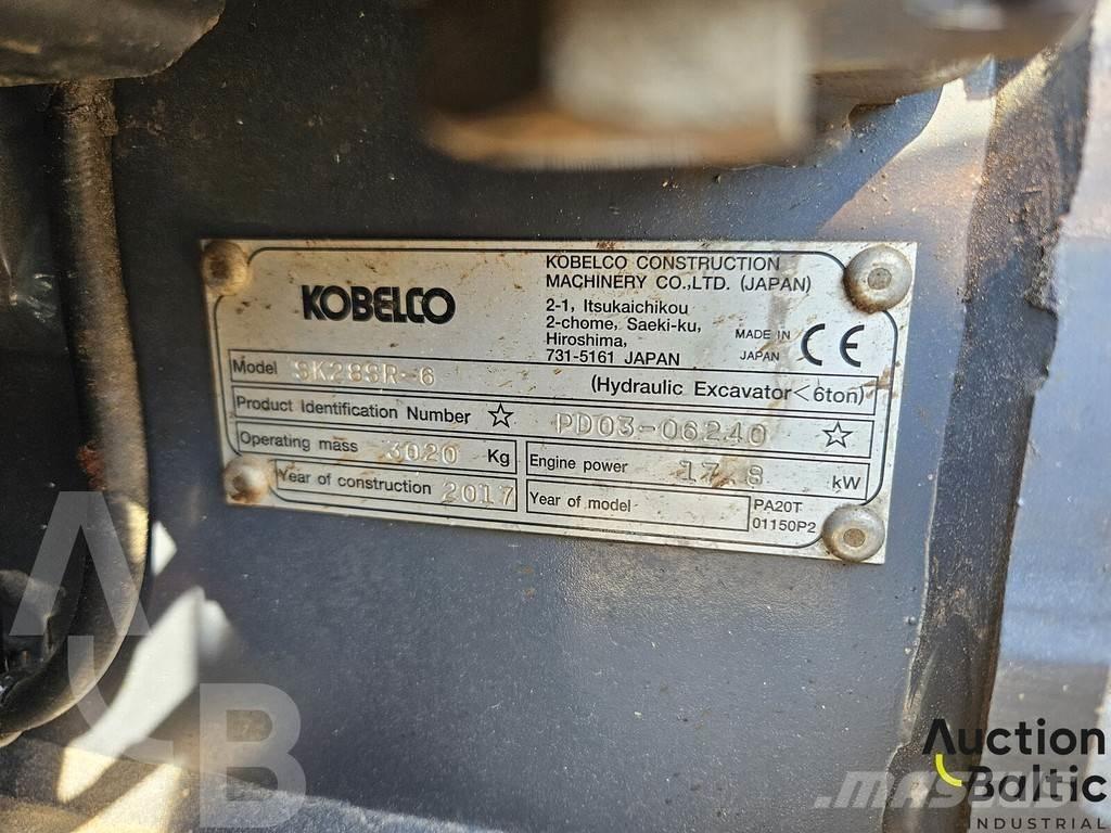 Kobelco SK28SR-6 Minigravere <7t