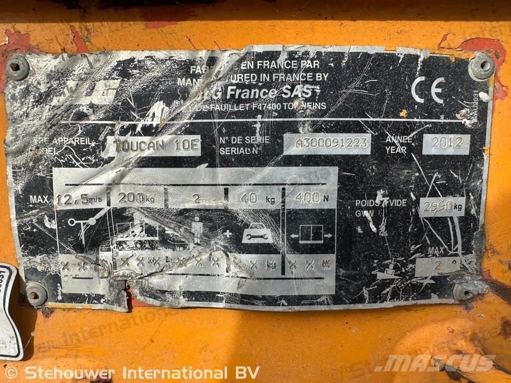 JLG Toucan 10E Andre personløftere og plattformer