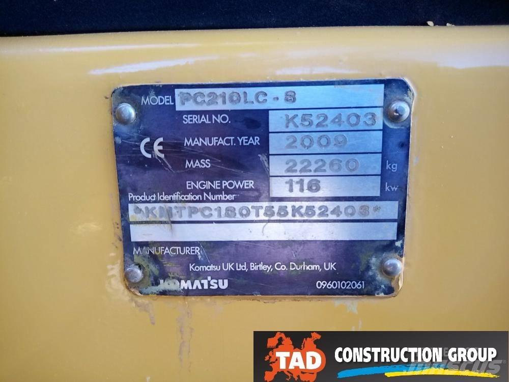 Komatsu PC210LC-8 Beltegraver