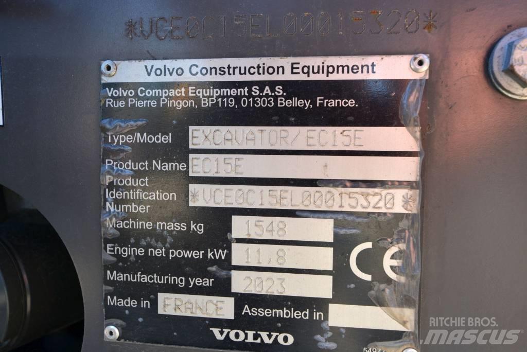 Volvo EC 15 E Minigravere <7t