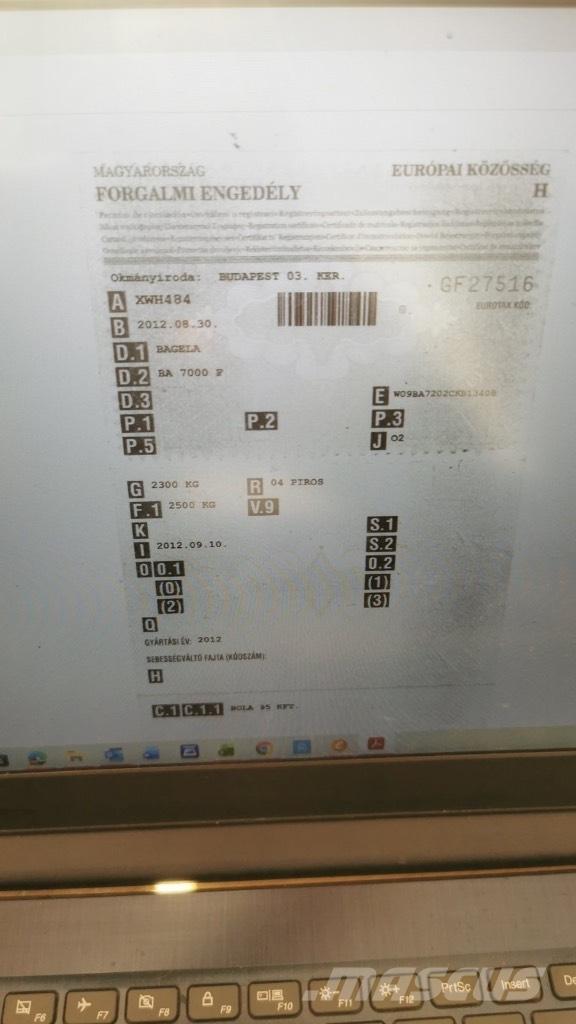 Bagela BA 7000 F Andre veivedlikeholdsmaskiner