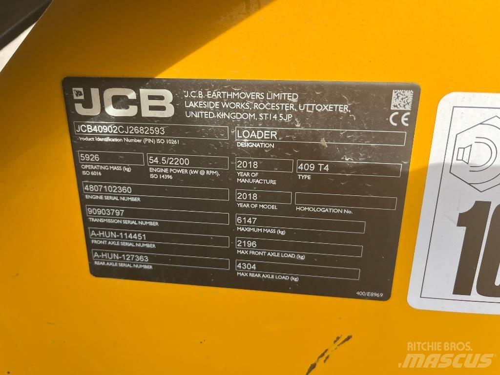 JCB 409 T4 Hjullastere