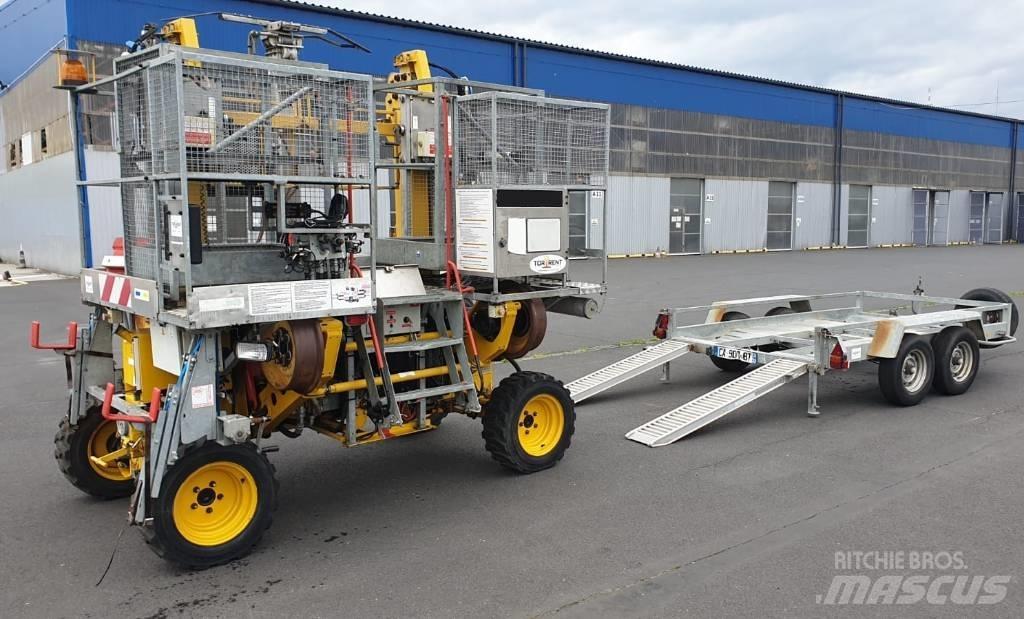  Axe Road Rail Lifter Vedlikeholdsmaskiner til Jernbane