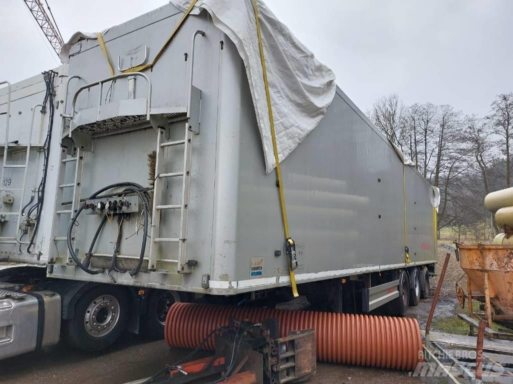 Knapen 90 m3 Semi-trailer med Containerramme