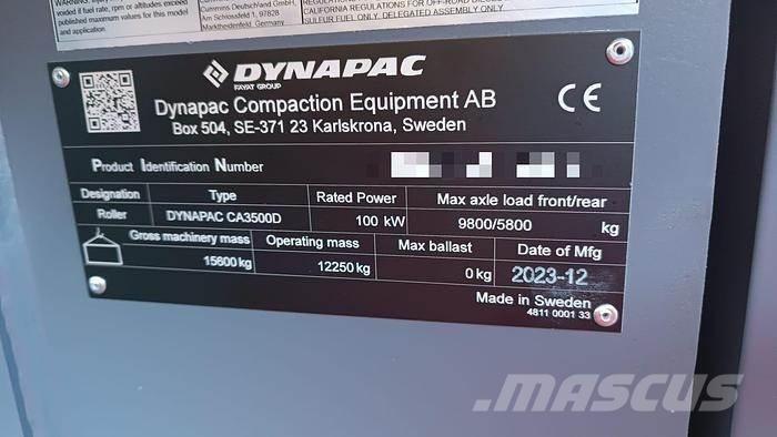 Dynapac CA3500D Andre Valser