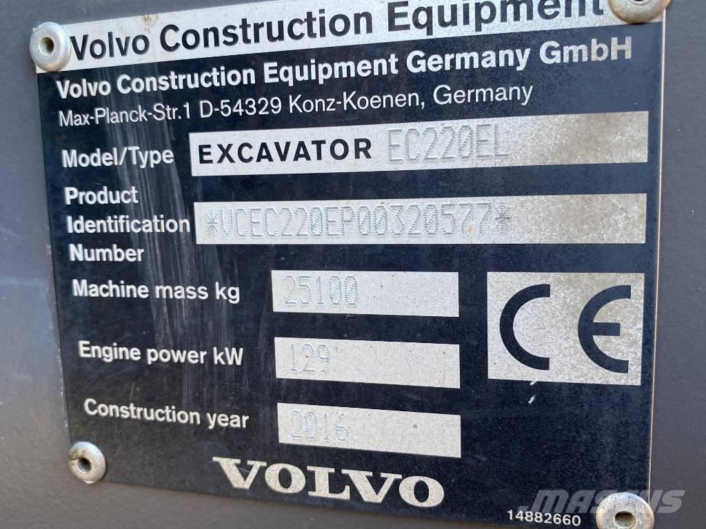 Volvo EC 220 E Beltegraver