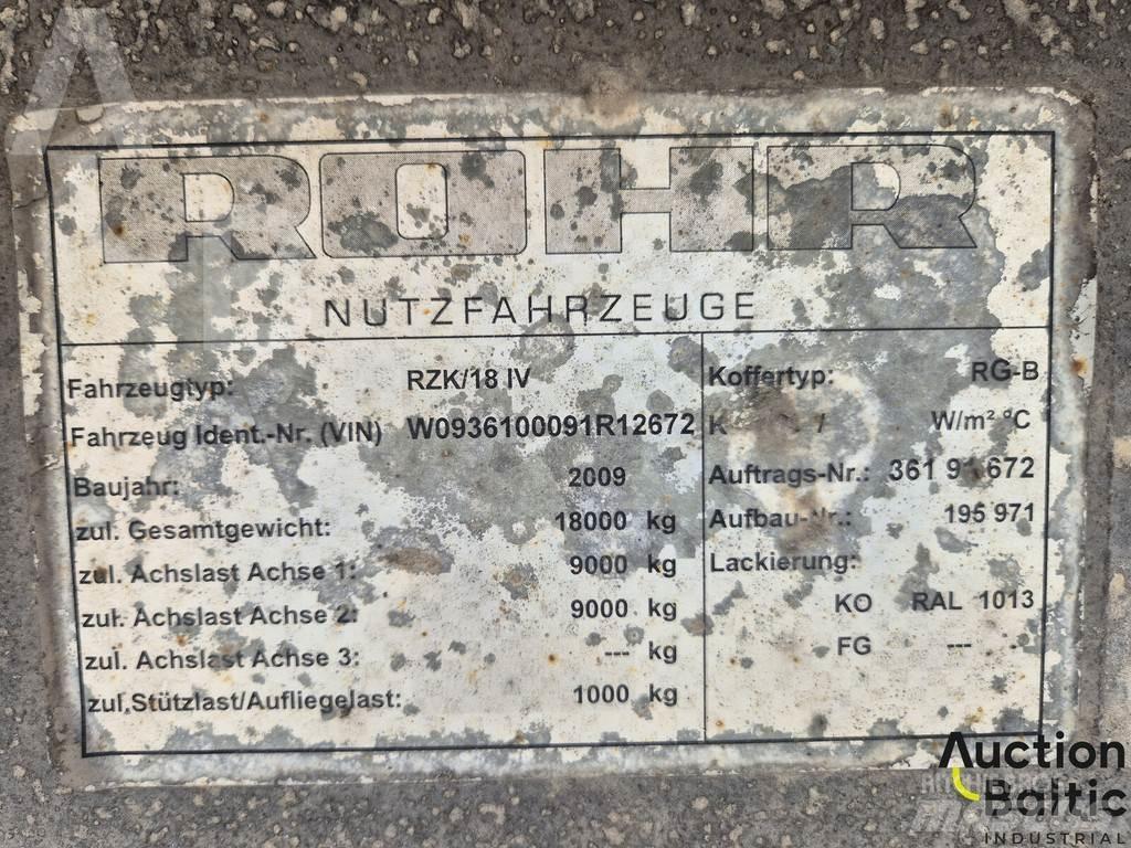 Rohr RZK 18 IV Gardintrailer