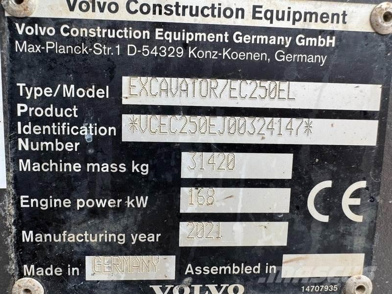 Volvo EC 250 EL Beltegraver