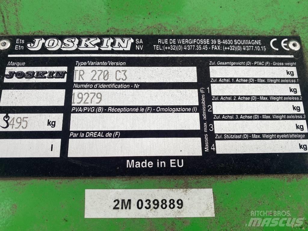 Joskin TR 270 C3 Beitepussere og toppkuttere